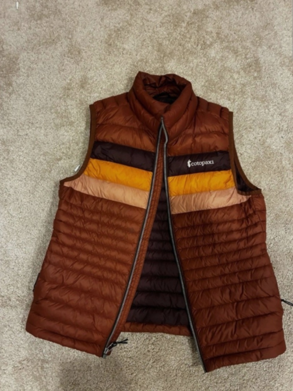 Cotopaxi Fuego Down Vest Womens Small Puffer Quilted Full Zip